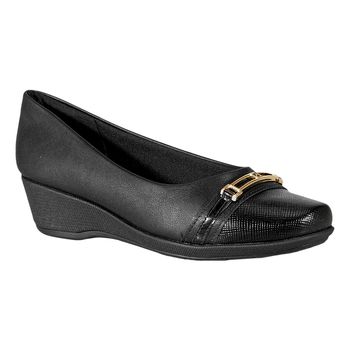 Sapato-Preto-Texturizado-|-Comfort-Tamanho--35---Cor--PRETO-0